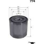 Oil Filter MECAFILTER - ELH4093