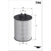 Oil Filter MECAFILTER - ELH4438