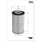 Oliefilter MECAFILTER - ELH4435