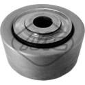 Deflection/Guide Pulley, V-ribbed belt METALCAUCHO - 49301