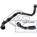 Intake Hose, air filter METALCAUCHO - 09978