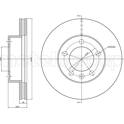 Bremssatz (2 Bremsscheiben) METELLI - 23-1286C
