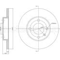 Brake disc set (2) METELLI - 23-0053