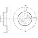 Brake disc set (2) METELLI - 23-0587