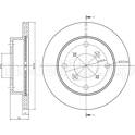 Brake disc set (2) METELLI - 23-0691