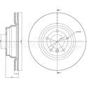 Brake disc (per unit) METELLI - 23-0872C