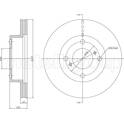 Brake disc set (2) METELLI - 23-1267