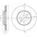 Brake disc set (2) METELLI - 23-1468C