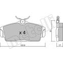 Front brake pad set METELLI - 22-0305-0