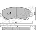 Front brake pad set (4 pcs) METELLI - 22-1111-0