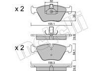 Jeu de plaquettes de frein avant