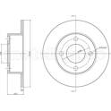 Brake disc set (2) METELLI - 23-0185