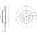Brake disc set (2) METELLI - 23-1763C