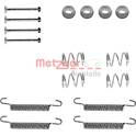 Accessory Kit, parking brake shoes METZGER - 105-0791
