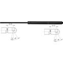 Gas Spring, bonnet METZGER - 2110437