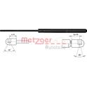 Gas Spring, bonnet METZGER - 2110456