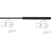 Gas Spring, boot METZGER - 2110221