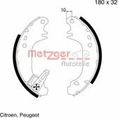 Brake Shoe Set METZGER - MG 508
