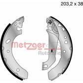 Brake Shoe Set METZGER - MG 640