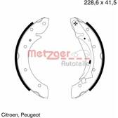Brake Shoe Set METZGER - MG 641