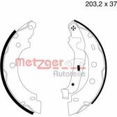 Brake Shoe Set METZGER - MG 706