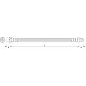 Bremsschlauch METZGER - 4110996