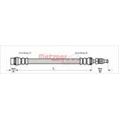 Bremsschlauch METZGER - 4114712