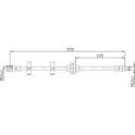 Bremsschlauch METZGER - 4118402
