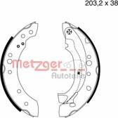 Bromsbackar, sats METZGER - MG 961