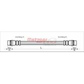 Bromsslang METZGER - 4112146