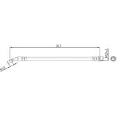 Bromsslang METZGER - 4113680