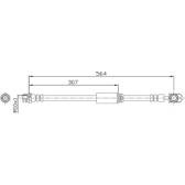 Bromsslang METZGER - 4116203