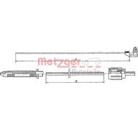 Câble D'accélérateur Triscan 814025307 - Compatible Renault Super 5 (1984-1996) - 9