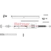 Cavo acceleratore METZGER - 10.0382