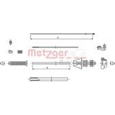 Cavo acceleratore METZGER - 493.1