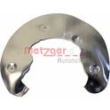 Dekplaat, remschijf METZGER - 6115093