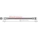 Flexible de frein METZGER - 4110457