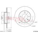 Brake disc set (2) METZGER - 6110019