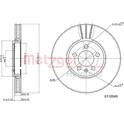 Brake disc set (2) METZGER - 6110049