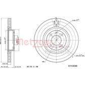 Brake disc set (2) METZGER - 6110098