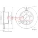 Brake disc set (2) METZGER - 6110147