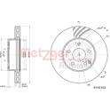 Brake disc set (2) METZGER - 6110153