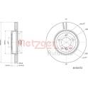 Brake disc set (2) METZGER - 6110172