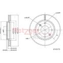 Brake disc set (2) METZGER - 6110173