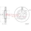 Brake disc set (2) METZGER - 6110177