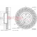 Brake disc set (2) METZGER - 6110233