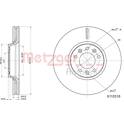 Brake disc set (2) METZGER - 6110318