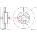Brake disc set (2) METZGER - 6110379