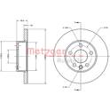 Brake disc set (2) METZGER - 6110414