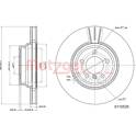 Brake disc set (2) METZGER - 6110526